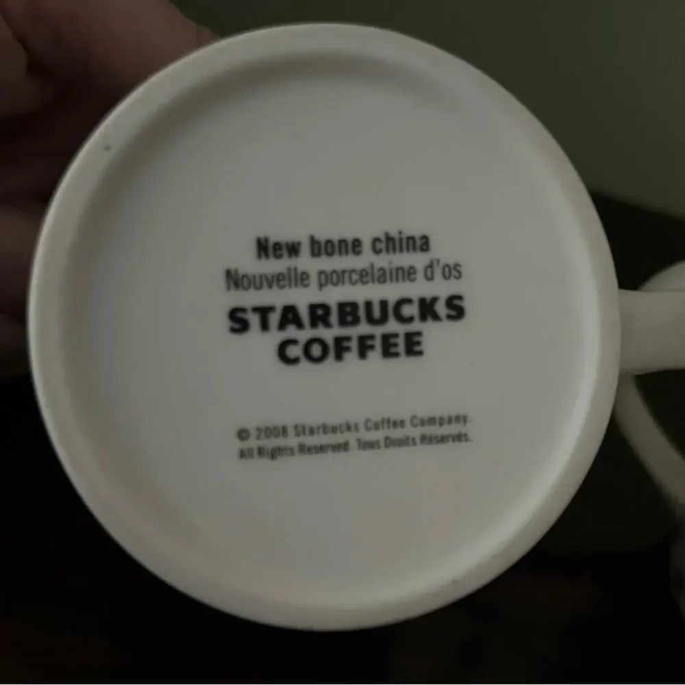 Starbucks 2008 New Bone China Zoo Animals Two (2) Matching Mug Set